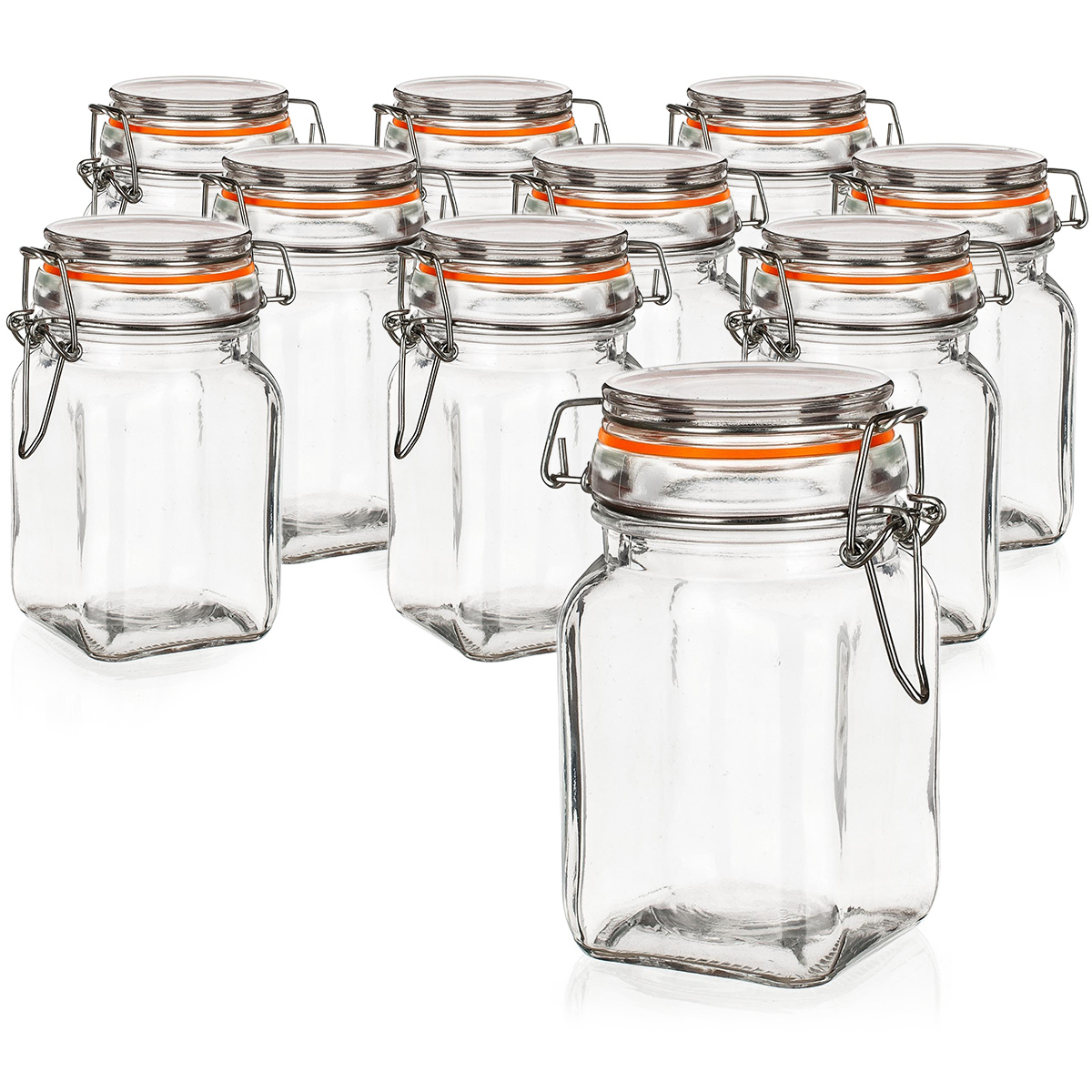 Banquet Sada sklenených dóz Lina 250 ml, 10 ks