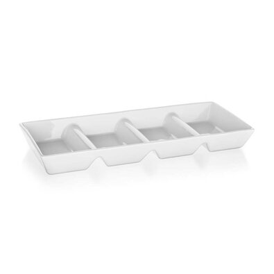 Banquet Porcelanska servirna skleda BIANCA, 33,7 x13,7 x 3,6 cm