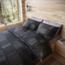 Lenjerie pat din viscoză Kvalitex Woody Alexandergri închis, 140 x 200 cm, 70 x 90 cm