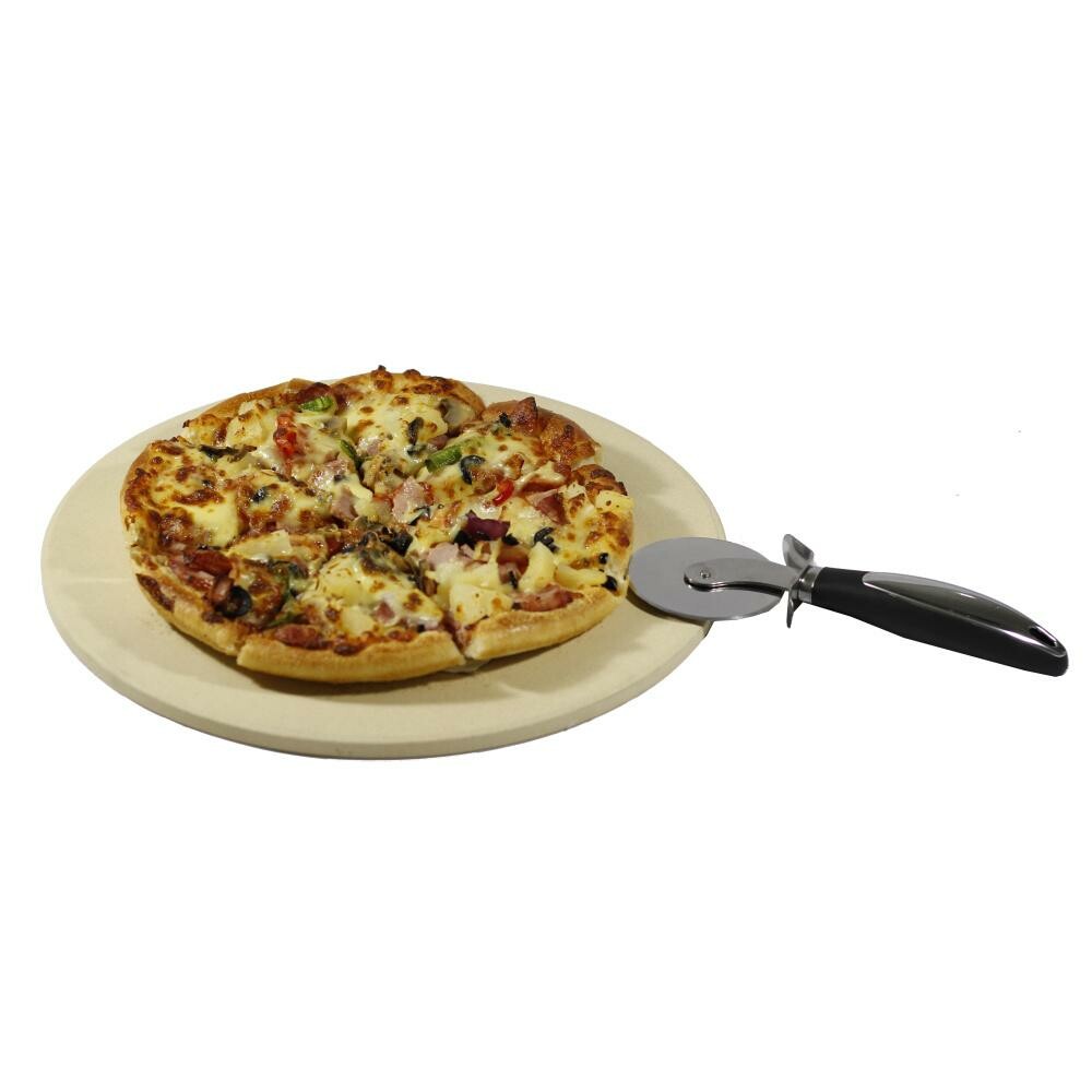Kameň na pizzu 30,5 cm + nôž Salvatore
