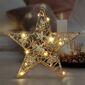 Solight 1v240 Vánoční LED hvězda Glitter 14 LED, teplá bílá, 29 cm