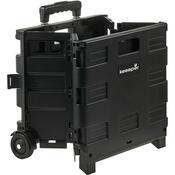 Keeeper Skladací nákupný vozík Olli 45 l Black