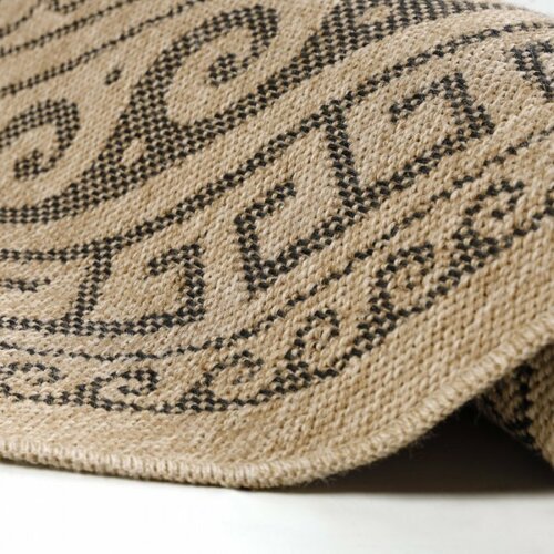 Teppich Comilla 0887 Black, Durchmesser 160 cm