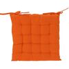 Cushion quilted orange, 40 x 40 cm