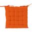 Cushion quilted orange, 40 x 40 cm