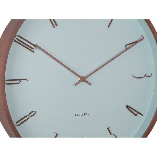 Karlsson 6014BL dizajnové nástenné hodiny modrá, pr. 40 cm