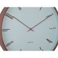 Karlsson 6014BL dizajnové nástenné hodiny modrá, pr. 40 cm