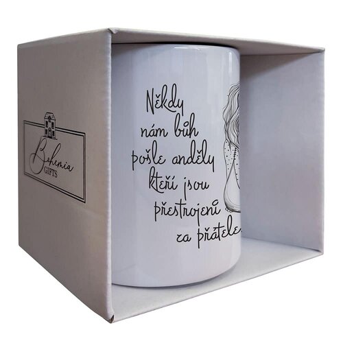 Bohemia Gifts Керамічний кухоль - Ангели та друзі,350 мл