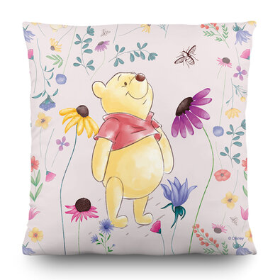 Vankúšik Winnie The Pooh Disney ružová, 40 x 40 cm
