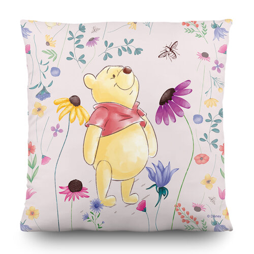 Vankúšik Winnie The Pooh Disney ružová, 40 x 40 cm