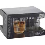 Atmós Fera Set mit geriffelten Gläsern Old 320 ml, 4 Stück