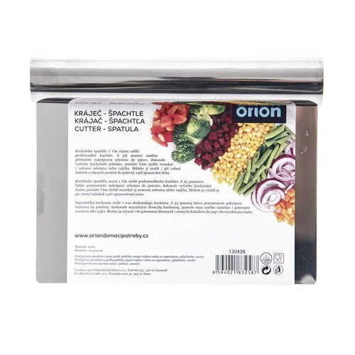 Orion Лопатка-слайсер з нержавіючої сталі, 16,5 х 13 см