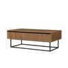Konferenční stolek Est Walnut and Black
