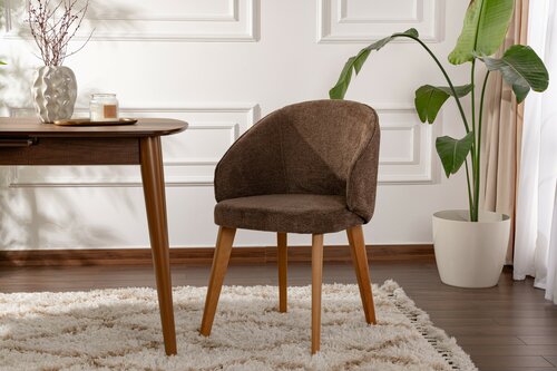 Set de scaune de sufragerie Bentley Brown and DarkOak, 2 buc.