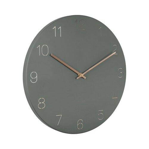 Karlsson 5762GR dizajnové nástenné hodiny, pr. 40 cm