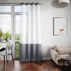 AmeliaHome Firanka Nelia Eyelets, 140 x 250 cm