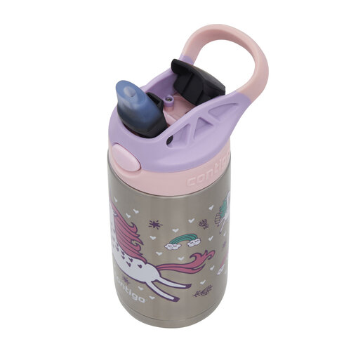 Contigo Dziecięca butelka termiczna Easy Clean 380 ml Strawberry Unicorn