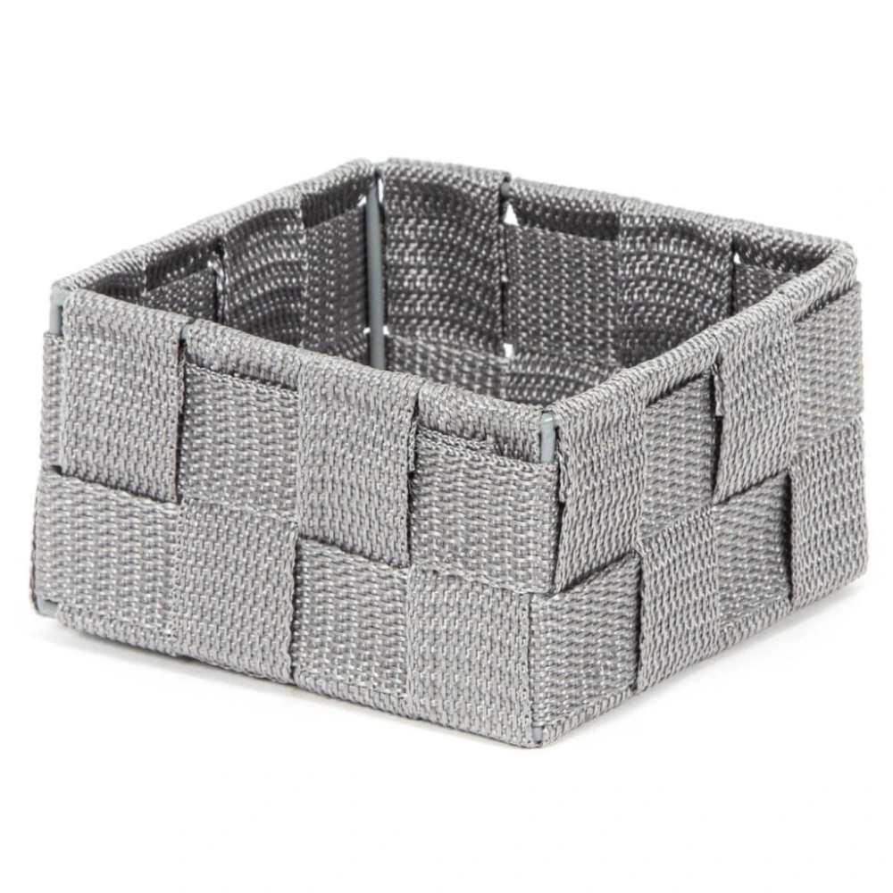 Compactor Úložný organizér do zásuvky Compactor TEX - košík S, 12 x 12 x 7 cm, sivý, S