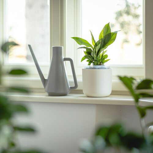 Plastia Samozavlažovací kvetináč Tolita béžová, pr. 16 cm