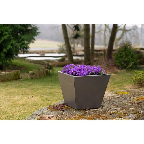 Ghiveci de grădină Cono 60 x 60 x 50 cm, corten CORGARDEN 1003