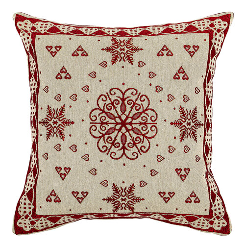 Kopfkissenbezug Herzen Rot, 45 x 45 cm