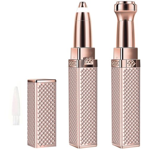 Depilator za obrvi in dlake, roza