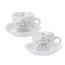 Orion Darilni set skodelic s podstavkami ANGEL, 90ml