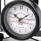 Zegar stołowy Old Airplane czarny, 30 cm
