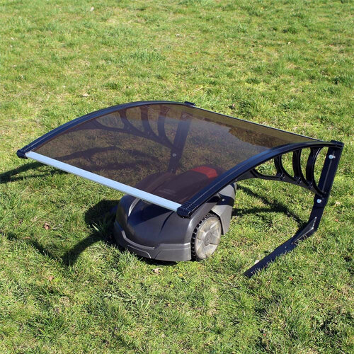 ALDOTRADE robotfűnyíró ház, barna, 80 x 60 x 40 cm