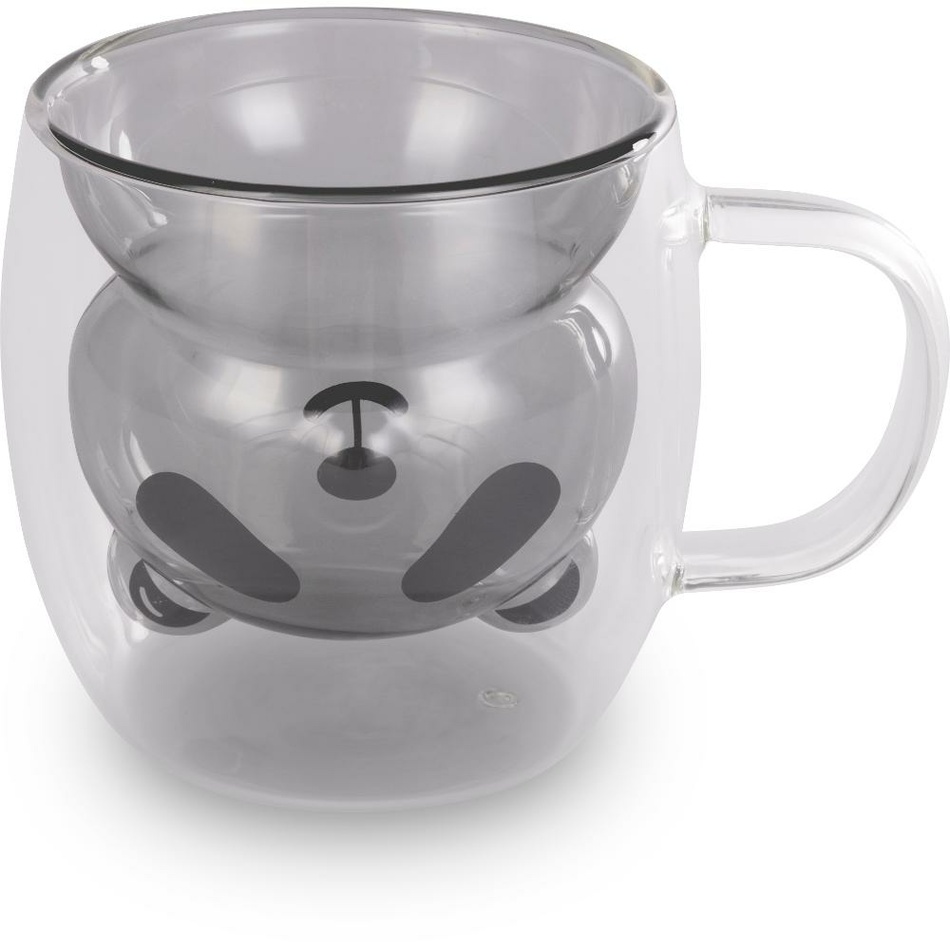 Lamart LT9126 2dílná sada sklenic Bear Vaso, 230 ml, černá - thumb (1)