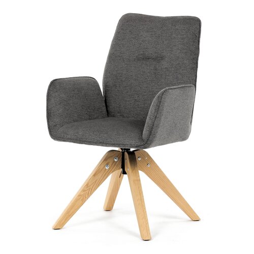 Jídelní židle DCH-C2148 GREY2 s voděodolnou látkou