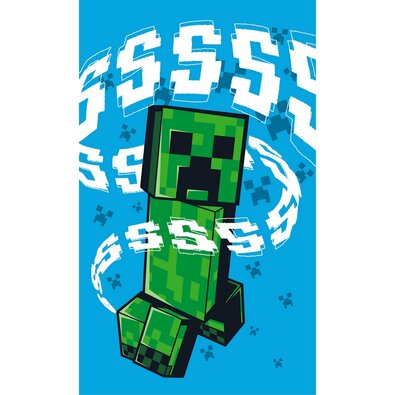 Дитячий рушник Minecraft Creeper Explode, 30 x 50 см