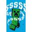 Дитячий рушник Minecraft Creeper Explode, 30 x 50 см