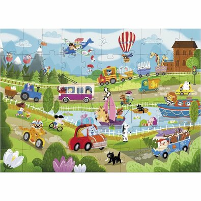 Dodo Puzzle Doprava na venkově, 60 dílků