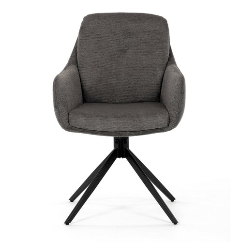 Set de scaune de sufragerie cu mecanism deîntoarcere DCH-P3174 GREY2, 2 buc.