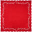 Świąteczny obrus Gwiazdki czerwony, 85 x 85 cm