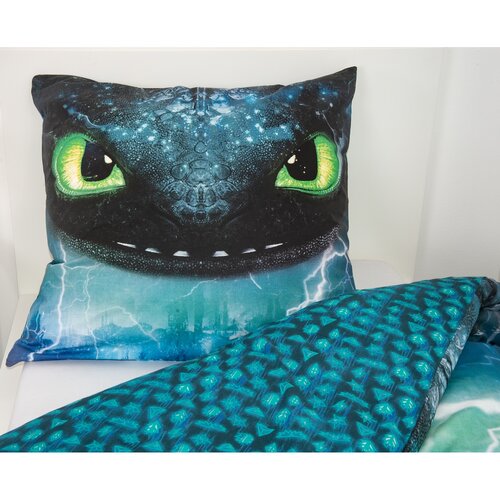 Herding Baumwollbettwäsche Dragons, 135 x 200 cm, 80 x 80 cm