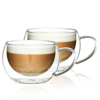 4Home Thermogläser Cappuccino Hot&Cool 280 ml, 2 Stück