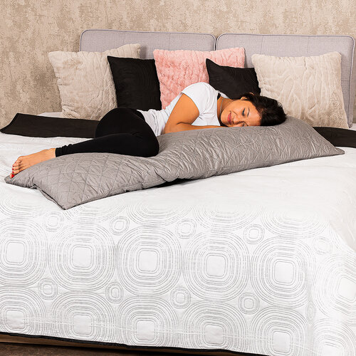 Cuvertura reversibilă 4Home Doubleface, alb/negru, 220 x 240 cm, 2 x 40 x 40 cm