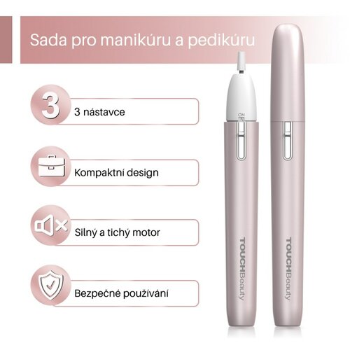 TOUCHBeauty 2035 Szlifierka do manicure i pedicure 3w1