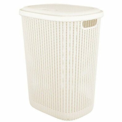 Kosár szennyes ruhákhoz RATTAN 57 l, bézs