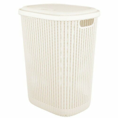 Kosár szennyes ruhákhoz RATTAN 57 l, bézs