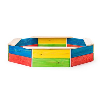 Woody Pískoviště leseno barvito, 130 x 130 x 26 cm