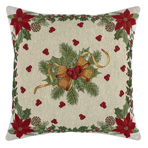 Gobelin karácsonyi párnahuzat, Masni, 45 x 45 cm