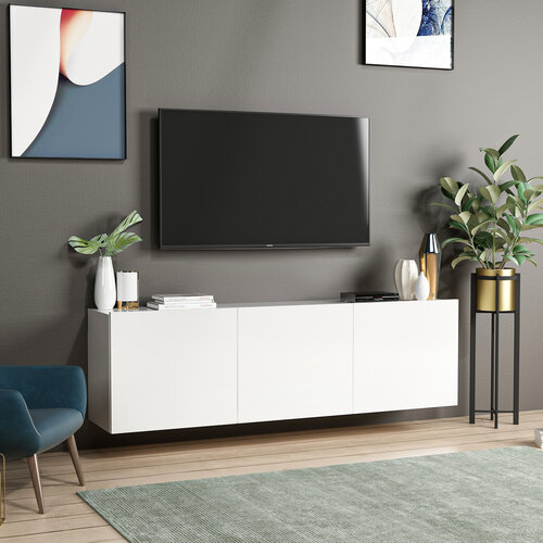 TV stolík Biely
