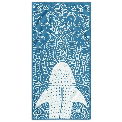 DecoKing Strandtuch Shark , 90 x 180 cm