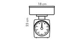 Tescoma ACCURA mechanische Küchenwaage 5 kg weiß