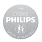 Baterie Philips CR2016 3 V, celulă buton litiu