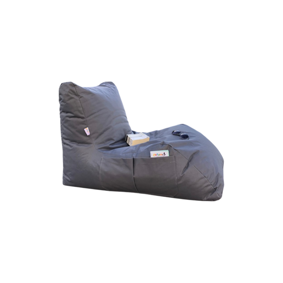 Sedací vak Daybed, tmavošedý