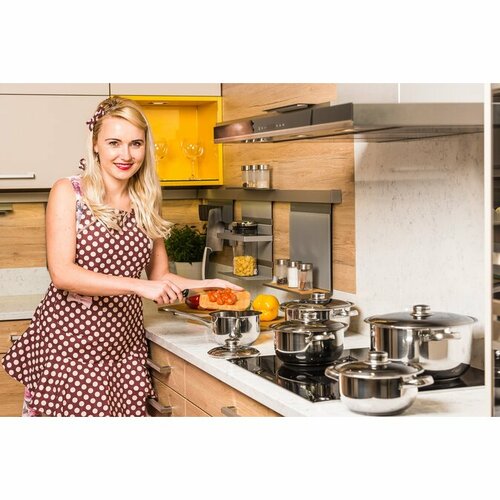 Set oale inox cu capac inox 4Home Destiny, 10 pies